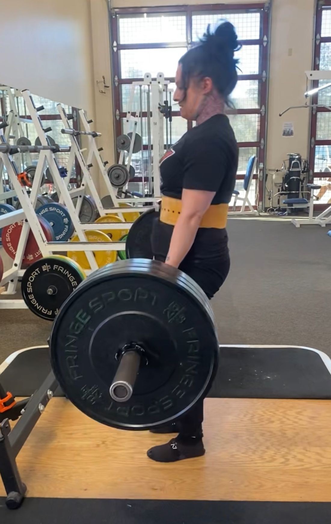 female USA Powerlifter & world record holder